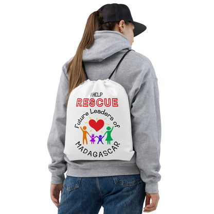 I Rescue Drawstring Bag